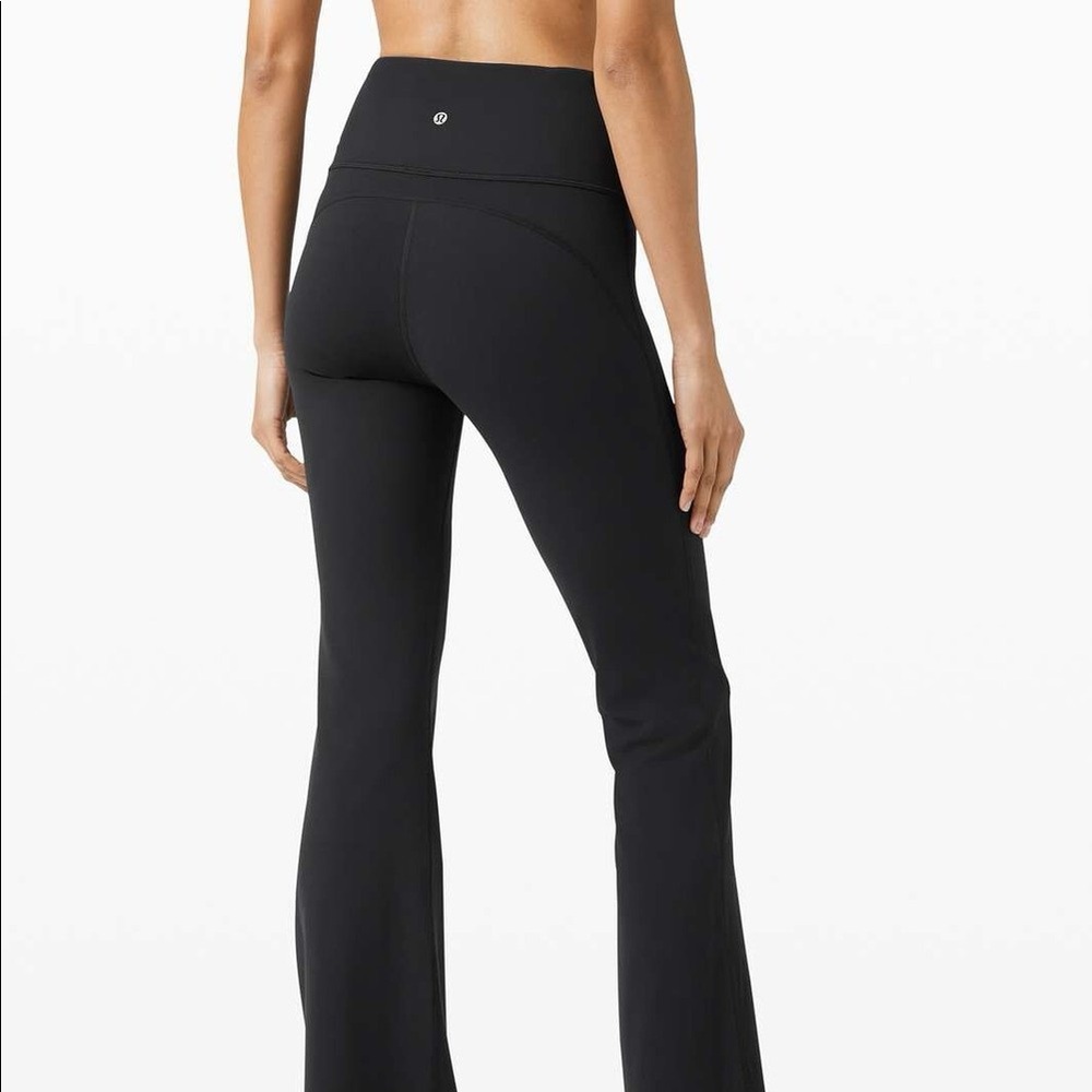 Black lululemon flares